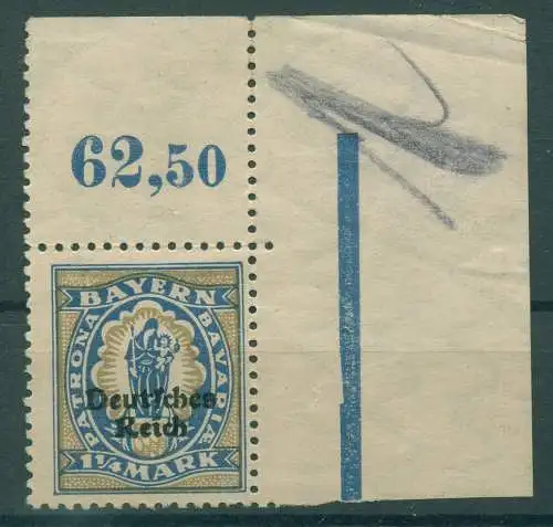DEUTSCHES REICH 1920 Nr 130 postfrisch (922012)