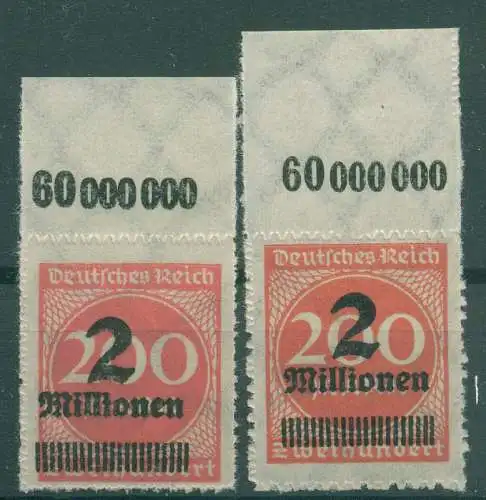 DEUTSCHES REICH 1923 Nr 309Ba+b postfrisch (922045)