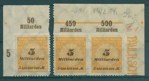 DEUTSCHES REICH 1923 Nr 327B postfrisch (922057)