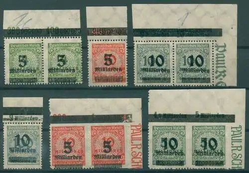 DEUTSCHES REICH 1923 ex Nr 333-337 postfrisch (922058)