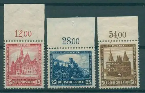 DEUTSCHES REICH 1932 Nr 460-462 postfrisch (922072)