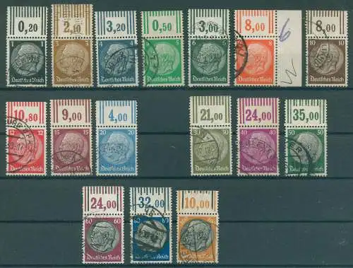 DEUTSCHES REICH 1933 Nr 512-528 gestempelt (922082)