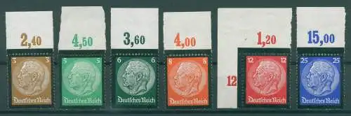 DEUTSCHES REICH 1934 Nr 548-553 postfrisch (922098)