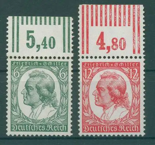 DEUTSCHES REICH 1934 Nr 554-555 postfrisch (922101)