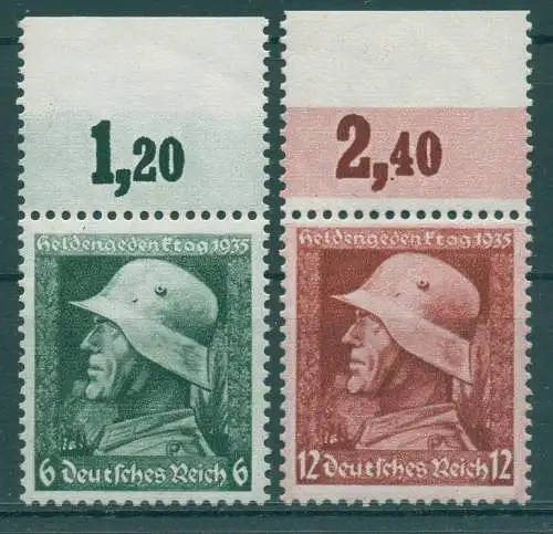 DEUTSCHES REICH 1935 Nr 569-570y postfrisch (922105)