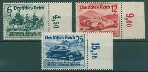 DEUTSCHES REICH 1939 Nr 695-697 postfrisch (922112)