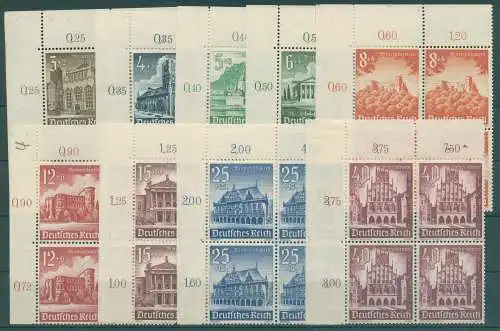 DEUTSCHES REICH 1940 Nr 751-759 postfrisch (922122)