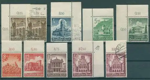 DEUTSCHES REICH 1940 Nr 751-759 postfrisch (922129)