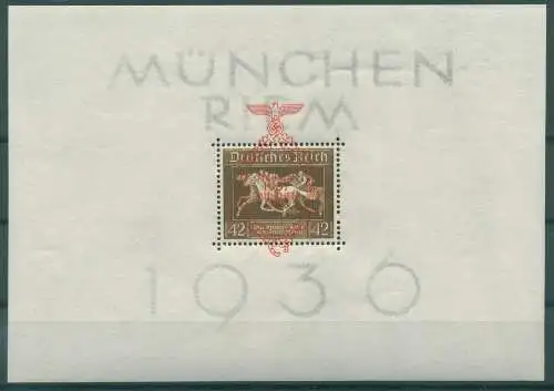 DEUTSCHES REICH 1937 Bl.10 postfrisch (922166)