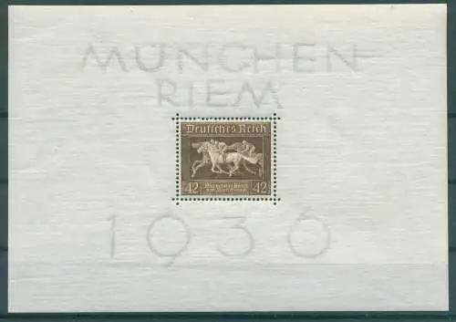 DEUTSCHES REICH 1936 Bl.4 postfrisch (922181)