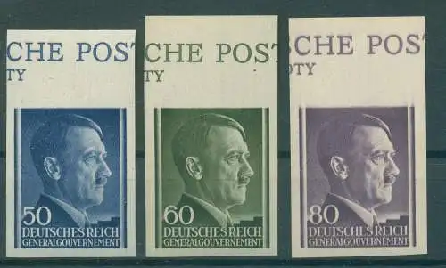 GENERALGOUVERNEMENT 1943 Nr 110-112U postfrisch (922183)