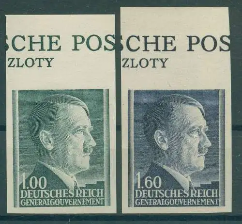 GENERALGOUVERNEMENT 1942 Nr 86+88U postfrisch (922184)