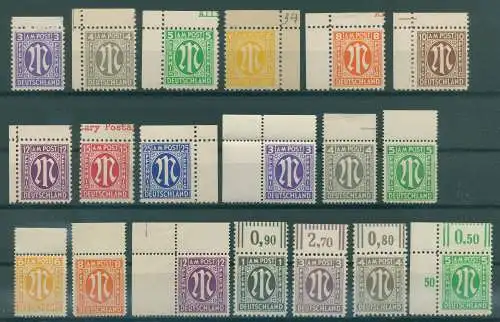 AM-POST 1945 Nr 1-35 postfrisch (922192)