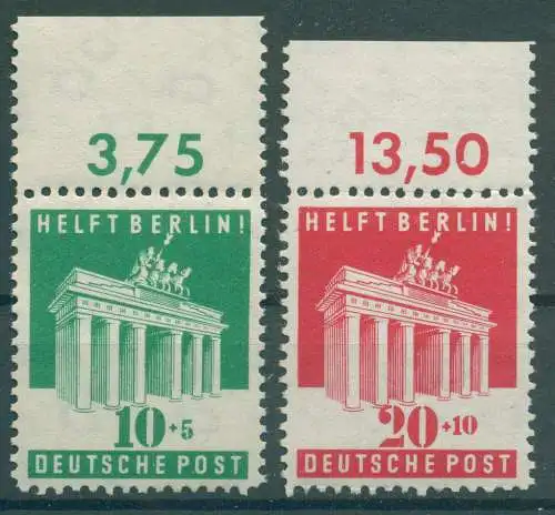 BIZONE 1948 Nr 101-102 postfrisch (922201)