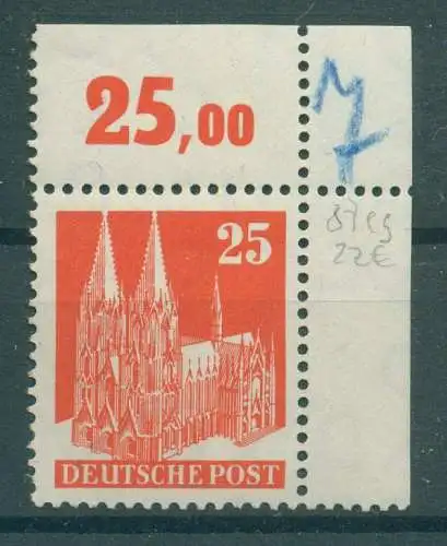 BIZONE 1948 Nr 87eg postfrisch (922210)