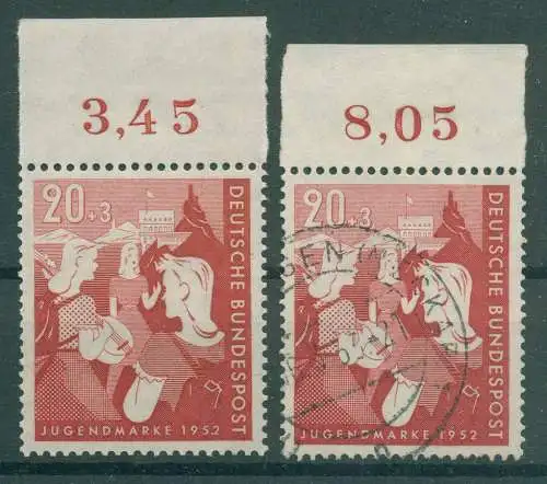 BUND 1952 Nr 154 postfrisch (922234)