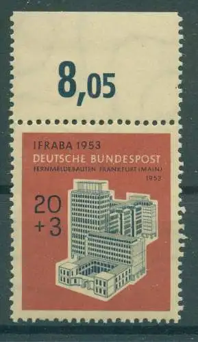 BUND 1953 Nr 172 postfrisch (922251)