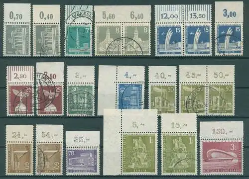 BERLIN 1956 ex Nr 140-154 gestempelt (922281)