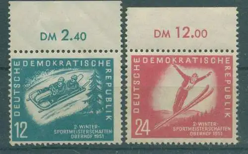 DDR 1951 Nr 273-274 postfrisch (922299)