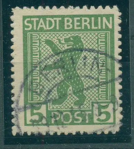 SBZ 1945 Nr 1B gestempelt (922327)