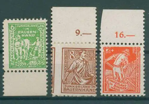 SBZ 1945 Nr 23-25b postfrisch (922332)