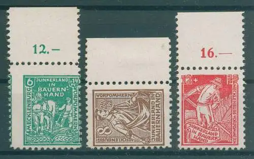 SBZ 1945 Nr 23-25a postfrisch (922333)