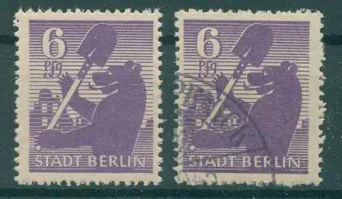 SBZ 1945 Nr 2Awbzt gestempelt (922432)