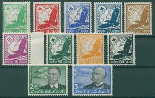 DEUTSCHES REICH 1934 Nr 529-539x postfrisch (923627)