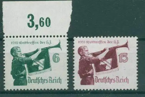 DEUTSCHES REICH 1935 Nr 584-585x postfrisch (923649)