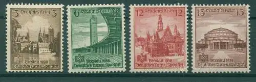 DEUTSCHES REICH 1938 Nr 665-668 postfrisch (923675)
