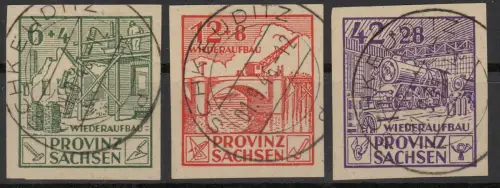 SBZ 1946 Nr 87-89B gestempelt (924006)