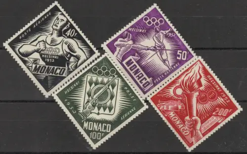 MONAKO 1953 Nr. 464-467 postfrisch (924082)
