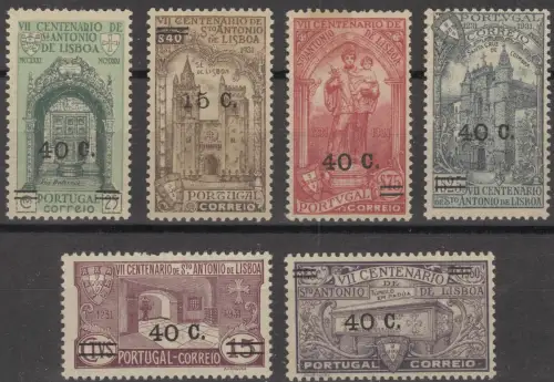PORTUGAL 1933 Nr 571-576 ungebraucht (924161)