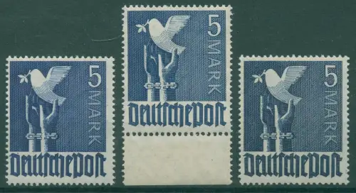 KONTROLLRAT 1947 Nr 962a-c postfrisch (923798)