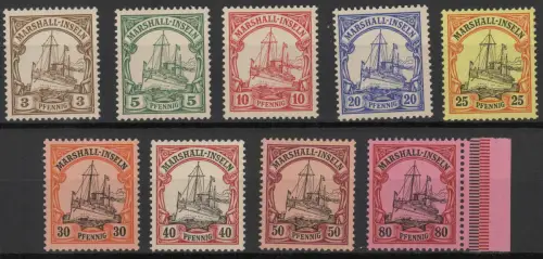 KAROLINEN 1901 Nr 13-21 postfrisch (925162)