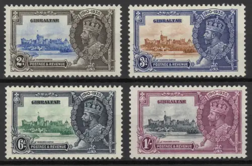 GIBRALTAR 1935 Nr 100-103 postfrisch (925344)