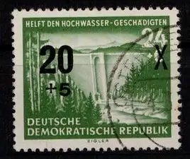 DDR 1955 PLATTENFEHLER Nr 449 II gestempelt (924921)