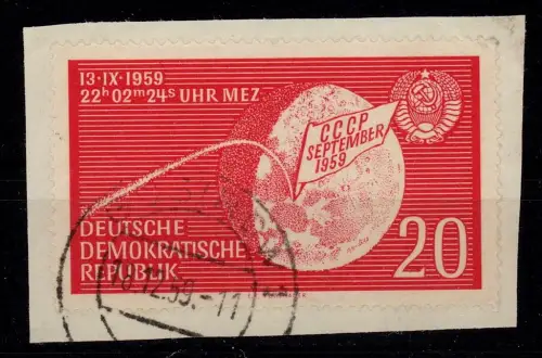 DDR 1956 PLATTENFEHLER Nr 721 I gestempelt (925001)