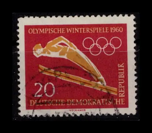 DDR 1960 PLATTENFEHLER Nr 748 I gestempelt (924920)