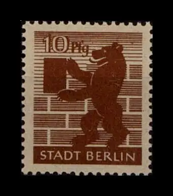 SBZ 1945 Nr 4A wazs postfrisch (924609)