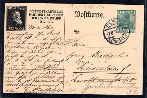 DR., Privatganzsache PP 27 - C 163-01, gelaufen.