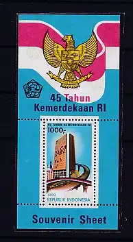 Indonesien, Mi.-Nr. Block 77 postfrisch.