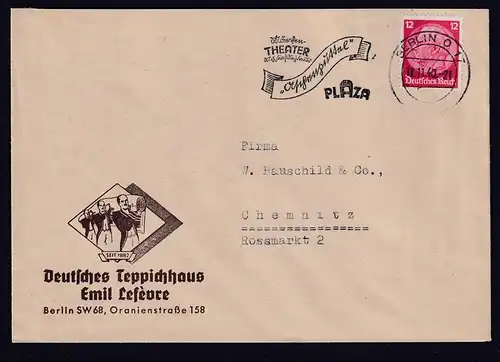 DR. Reklame-Brief, Deutsche Teppichhaus Emil Lefeure, Berlin