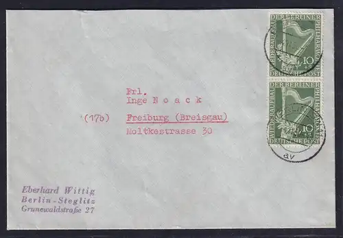 Berlin, Fernbrief mit Me.F.. Mi.-Nr.72