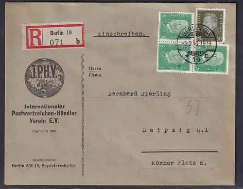 DR., Reklame-Brief, I.P.H.V Berlin