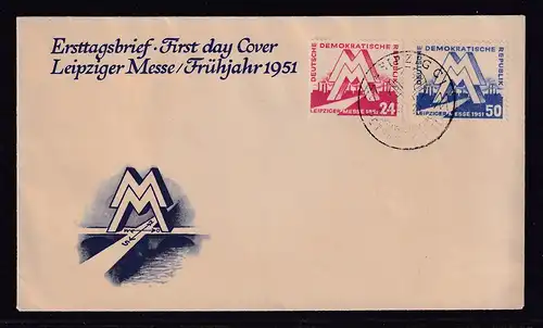 DDR. FDC.  Mi.-Nr. 282-283