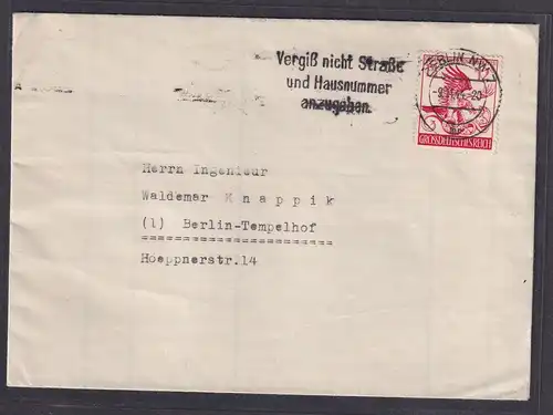 DR., FDC, Mi.-Nr. 906 gelaufen als Ortsbrief