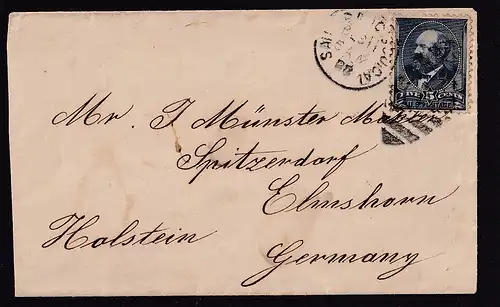 USA-Brief, über New York - Elmshorn Holstein Germany