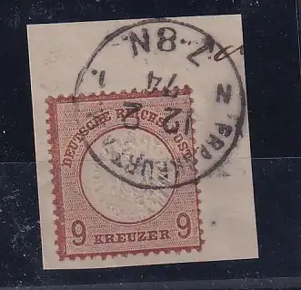 DR., Mi.-Nr. 27 a gestempelt, Befund J-LantelmeBPP