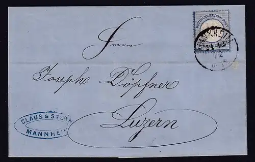 DR., Ausland-Brief mit EF. Mi.-Nr. 10